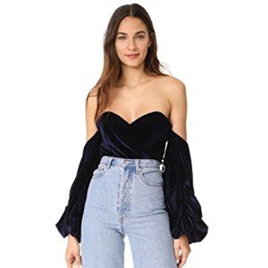 PETERSYN Celia Navy Bodysuit XS